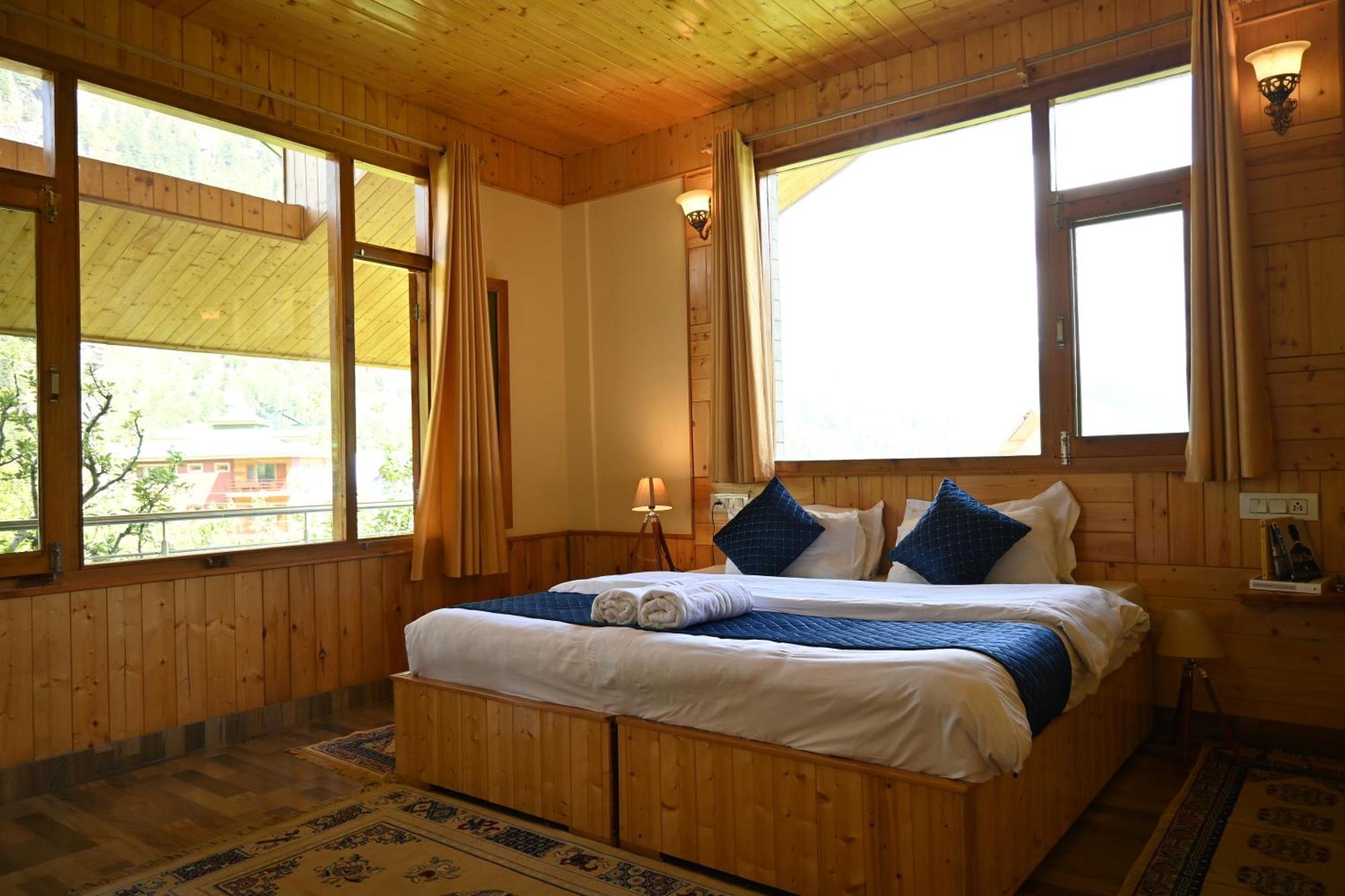 Bed and Breakfast Cascade Mountain Retreat Manali Exteriér fotografie