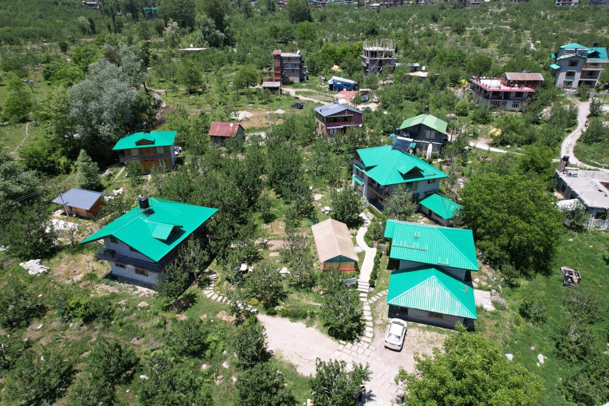 Bed and Breakfast Cascade Mountain Retreat Manali Exteriér fotografie