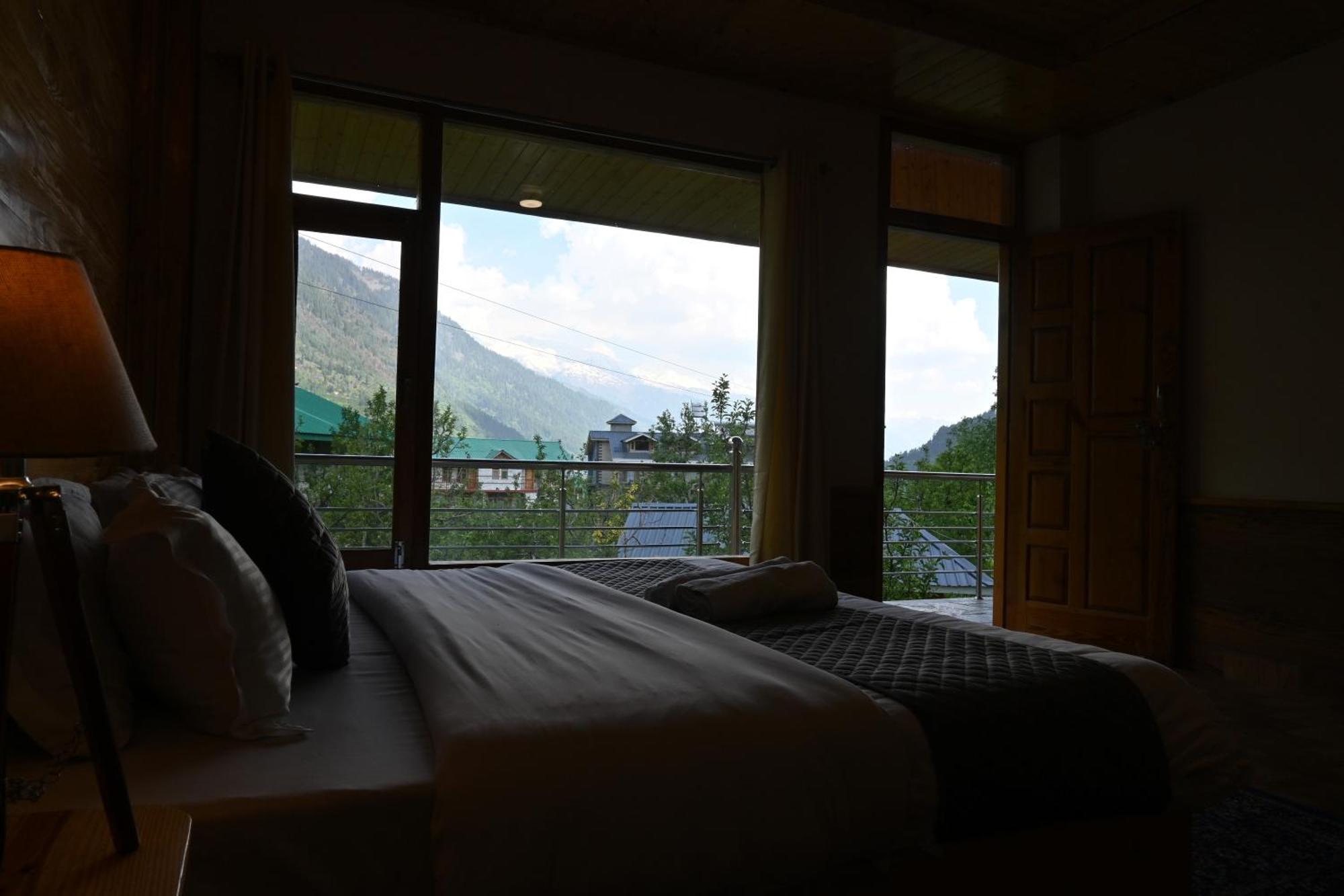 Bed and Breakfast Cascade Mountain Retreat Manali Exteriér fotografie