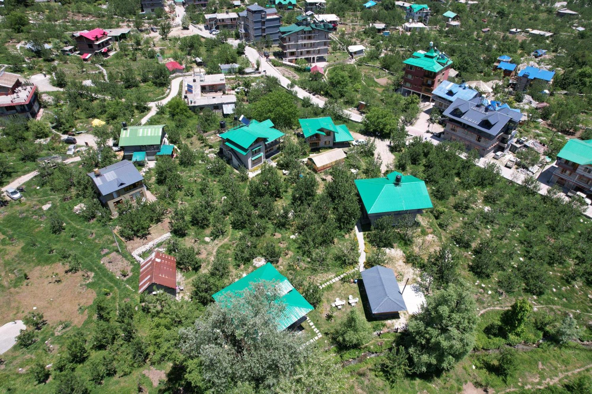 Bed and Breakfast Cascade Mountain Retreat Manali Exteriér fotografie