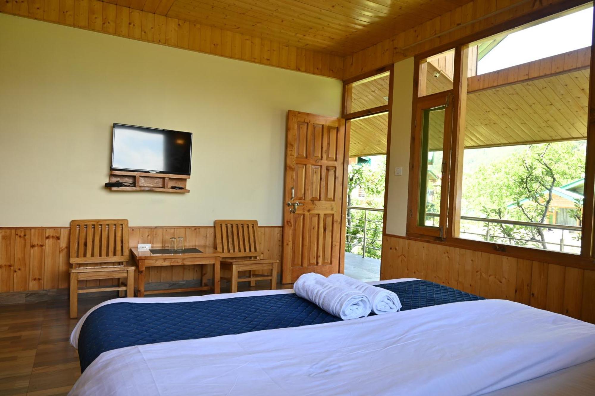 Bed and Breakfast Cascade Mountain Retreat Manali Exteriér fotografie